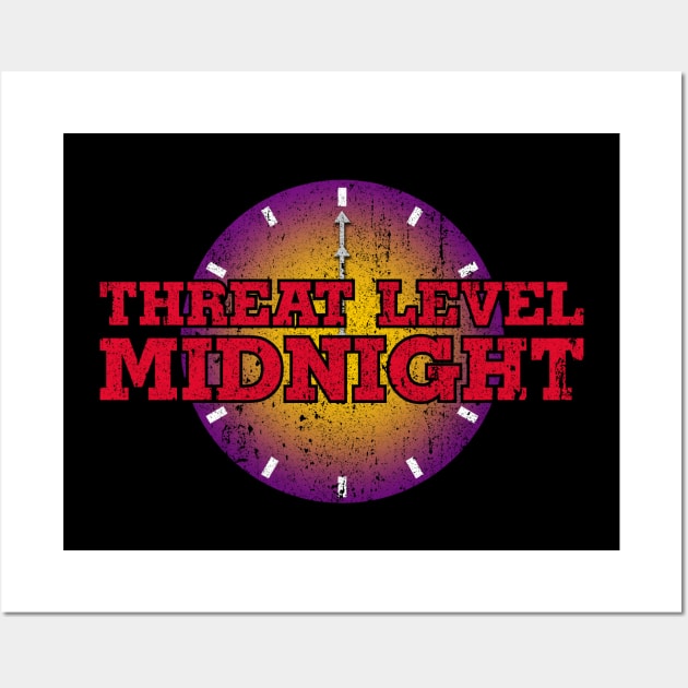 Threat Level Midnight Wall Art by huckblade